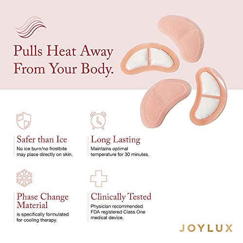 Joylux coldHER 80 Bra Inserts | Menopause Relief | Hot Flash Relief | Menopause Support, 80 Degrees Joylux