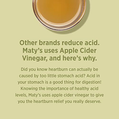 Matys Acid & Indigestion Relief Capsules, Safe Antacid Alternative for Occasional Acid