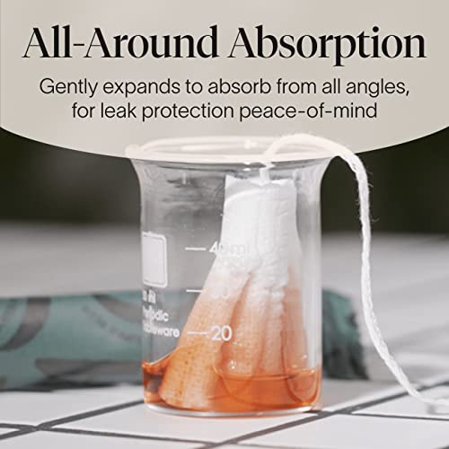 Cora Organic Applicator Tampons | Super Absorbency | 100% Organic Cotton, Unscented