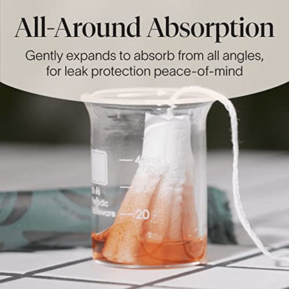 Cora Organic Applicator Tampons | Super Absorbency | 100% Organic Cotton, Unscented