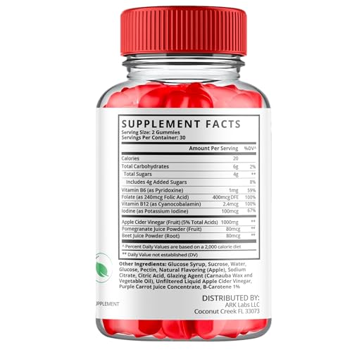 Keto Luxe - Keto Luxe Gummies - Keto Luxe ACV Gummies (1 Pack), 60 count Ark Labs