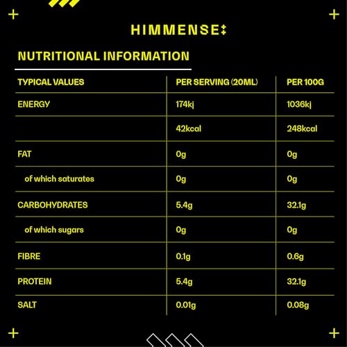 Hydrolysed Marine Liquid Collagen - 6000mg Type 1 Collagen Peptides enriched with 7 Vitamins Himmense