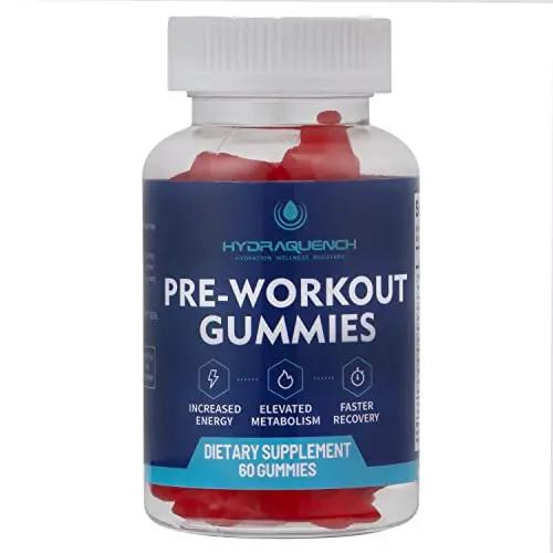 HYDRAQUENCH Pre-Workout Energy Gummies