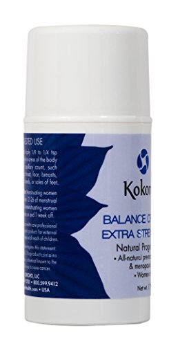 Kokoro Extra Strength Natural Progesterone Balance Creme, 1.7 oz Pump, Extra Strength Kokoro