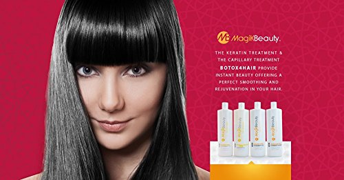 Keratin Protection System 32 oz.| Innovative Silky Smooth | Professional Nourishment | Straightening Hair Magik Beauty