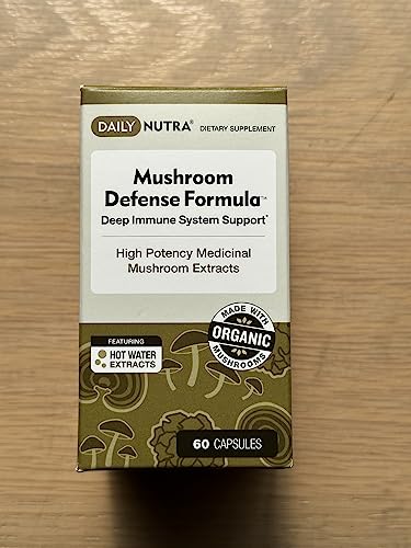 DailyNutra Mushroom Defense Formula - Immune Support Supplement | Organic DailyNutra