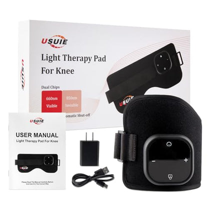 Cordless Red Light Therapy for Knee, Infrared Light Therapy Devices for Knee Pain Relief, Meniscus Injury