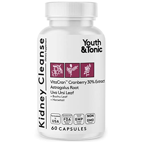Youth & Tonic Kidney Cleanse Detox for Residual Metabolic Waste & Excess Body Water