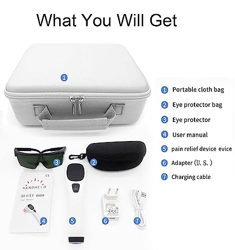 iKeener Handheld Light Therapy for Pain Relief,Portable Low-Level Light Therapy for Dogs and Humans