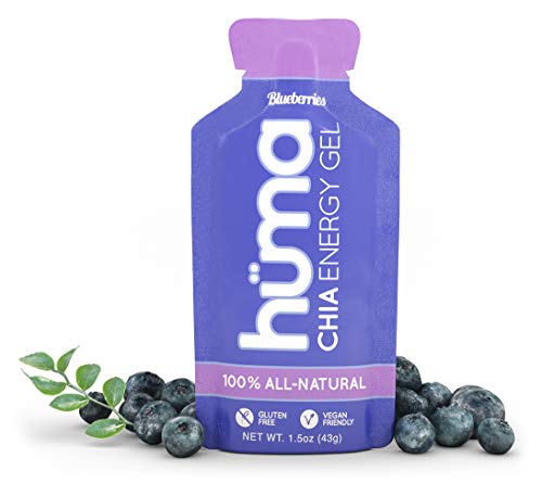 Huma Chia Energy Gel, Blueberries, 12 Gels - Premier Sports Nutrition