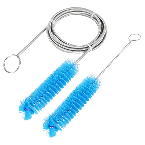 CPAP Tube Cleaning Brush-7 Feet Flexible + 7 Inches Handy Stainless Steel