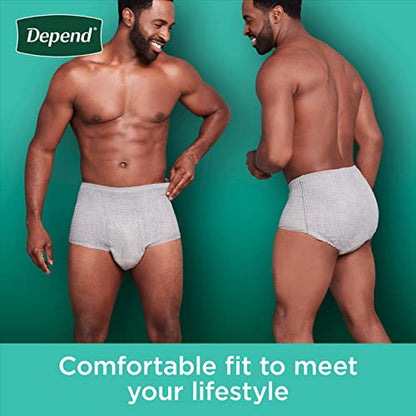 Depend Fresh Protection Adult Incontinence Underwear for Men