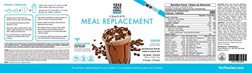 Yes You Can! Complete Meal Replacement - 15 Servings, 20g of Protein, 0g Added Sugars Yes You Can!