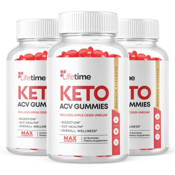 Lifetime Keto Gummies - Vegan, Non GMO - Lifetime ACV Keto Gummies with Apple Cider 
