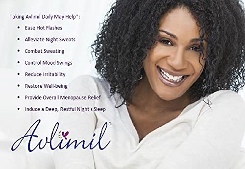 Avlimil Hormone Balance & Menopause | Relief from Mood Swings, Hot Flashes, Night Sweats & Irritability Avlimil