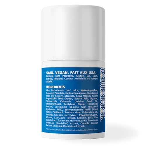 LilyAna Naturals Retinol Cream - Made in USA, Anti Aging Moisturizer for Face and Neck