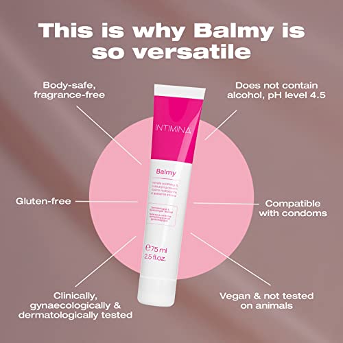 INTIMINA Balmy - Vaginal Moisturizer and Lubricant, Intimate Soothing and Moisturizing Cream INTIMINA