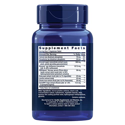 Life Extension Estrogen for Women - for Healthy Estrogen Metabolism - Helps Relieve Discomforts