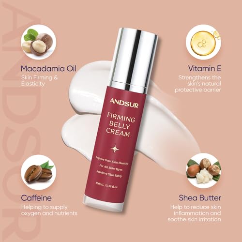 B Flat Belly Firming Cream, Skin Tightening Cream for Body, Belly Firming and Tightening ANSDUR