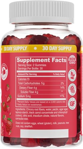 Desired Life Sugar Free Prebiotic Fiber Gummies for Adults and Kids Mixed Berry Flavor Desired Life