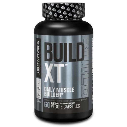 Jacked Factory Build-XT Daily Muscle Builder & Performance Enhancer - Muscle Building 