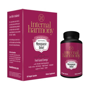 Internal Harmony Menopause Relief for Women - Hot Flashes and Night Sweat Relief, Reduce Stress