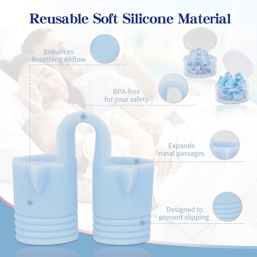 Anti Snoring Devices: Nose Dilator-Expert-Recommended 8-Piece Set Miniguysa