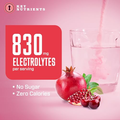 KEY NUTRIENTS Multivitamin Electrolytes Powder No Sugar - Sweet Cherry Pom Electroly KEY NUTRIENTS