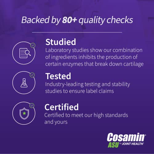 Cosamin ASU Joint Health Supplement – Advanced, Faster-Acting Formula, 90 Capsules