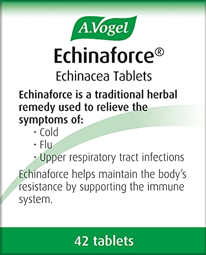 A.Vogel Echinaforce Echinacea Tablets | Relieves Cold & Flu Symptoms by Strengthening A.Vogel
