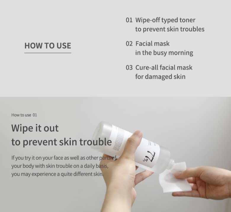 Anua Heartleaf 77% Soothing Toner I pH 5.5 Trouble Care, Calming Skin, Refreshing ANUA