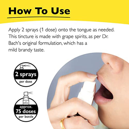 Day & Night Bundle, Bach RESCUE REMEDY Spray, Natural Stress Relief [and] RESCUE SLEEP Spray