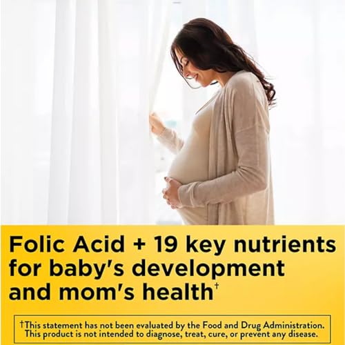 ATICELLI Set! Nature Made Multi, Prenatal Vitamins with DHA and Folic Acid + Iron, 150 Softgels ATICELLI