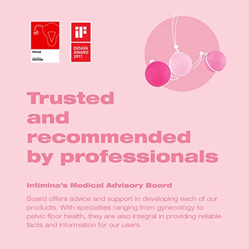 INTIMINA Laselle Weighted Exerciser Set - Women’s 3 Pelvic Floor Weights (28g, 38g, 48g) INTIMINA