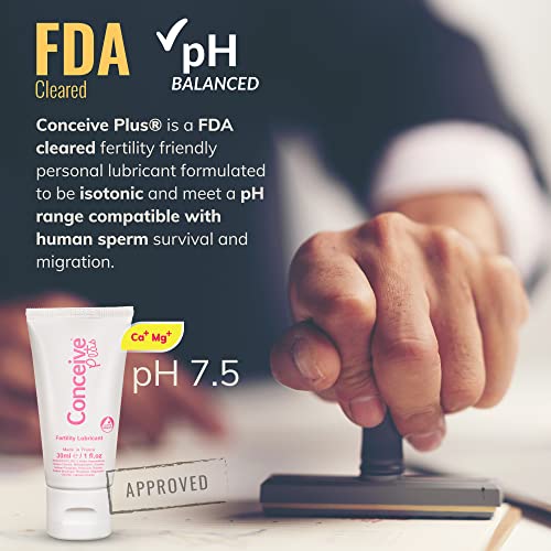 Conceive Plus Fertility-Friendly Personal Lubricant, TTC Safe, - 1 Ounce