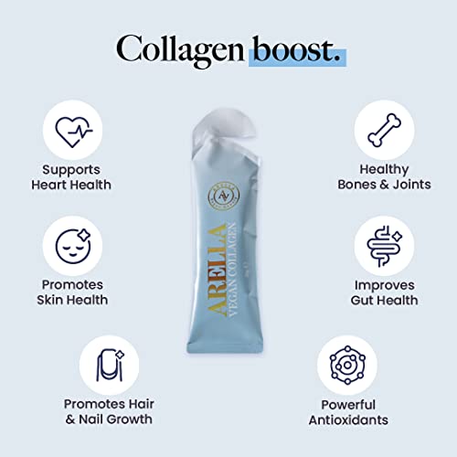 Arella Beauty Vegan Liquid Collagen Supplement - Japanese Plum Flavour - 14 x 30 ml Arella Beauty