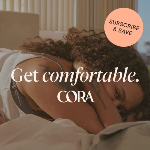 Cora Organic Applicator Tampons | Super Absorbency | 100% Organic Cotton, Unscented