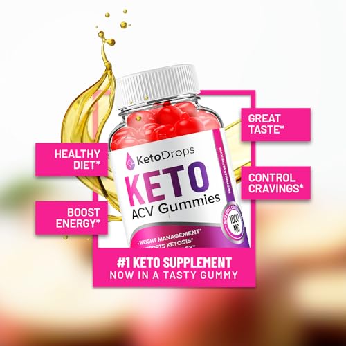 Keto Drops ACV Gummies - Advanced Formula Drops Keto Plus ACV Gummies Apple Indelo