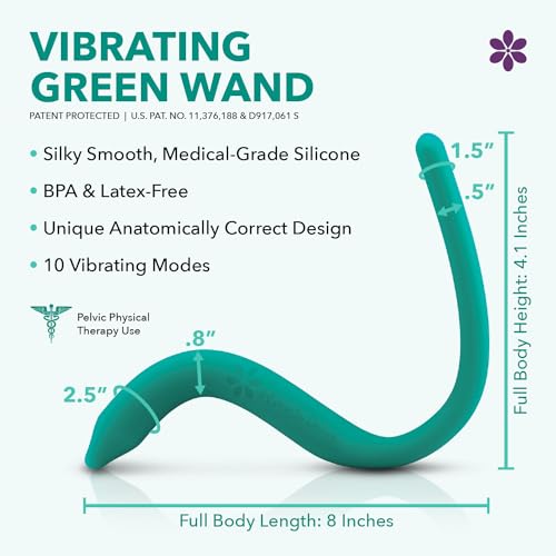 IntimateRose Pelvic Wand with Vibration for Pelvic Muscle Pain Relief - Pelvic Physical Intimate Rose