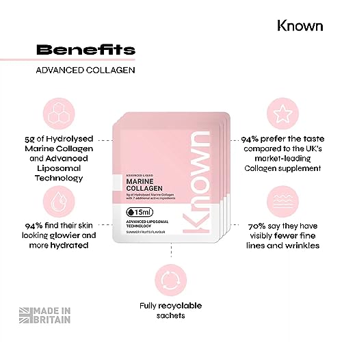 Advanced Collagen Supplement by Known Nutrition with Vitamin C | Liposomal Technology Known