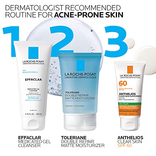 La Roche-Posay Anthelios Clear Skin Dry Touch Sunscreen SPF 60, Oil Free La Roche-Posay