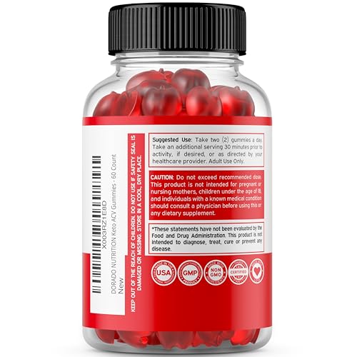 Keto ACV Gummies Advanced Weight Loss (1000mg) ACV Keto Gummies for Weight Loss DORADO NUTRITION