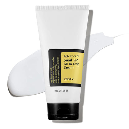 COSRX Snail Mucin 92% Moisturizer, Daily Repair Face Gel Cream for Dry, Sensitive Skin