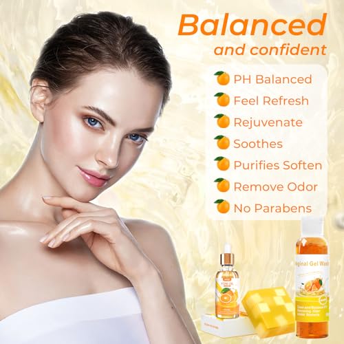 Yoni Soap & Yoni Oil & Feminine Wash Set for Women, Yoni Wash for Vaginal Ph Balance Remove BASSI