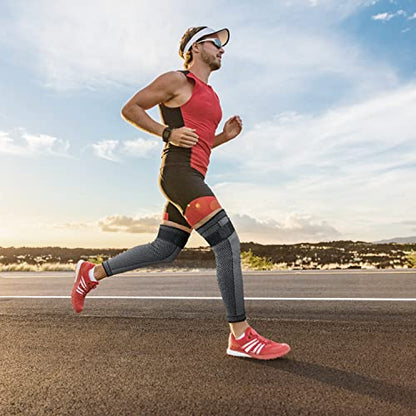 DAFUZ Tourmaline Acupressure self-Heating Shaping Knee Sleeve, Mugwort Acupressure