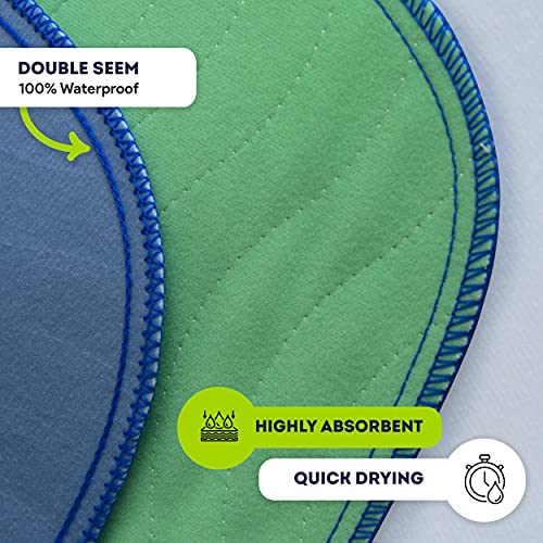 IMPROVIA® Washable Underpads, 34" x 36" (Pack of 6) - Heavy Absorben IMPROVIA