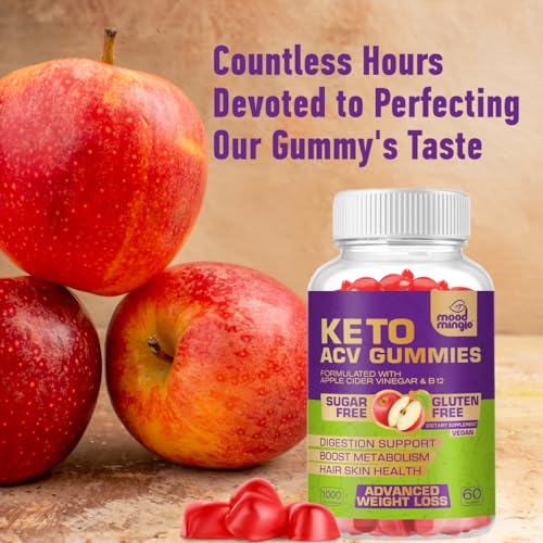 Keto Acv Gummies for Advanced Weight Loss & Belly Fat Burn - Pro Active Super Apple Cider Mood Mingle