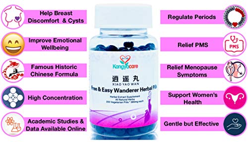 Kangyacare Xiao Yao Wan 逍遥丸- Free & Easy Wanderer Herbal Pills - Support Irregular Cycles Kangyacare