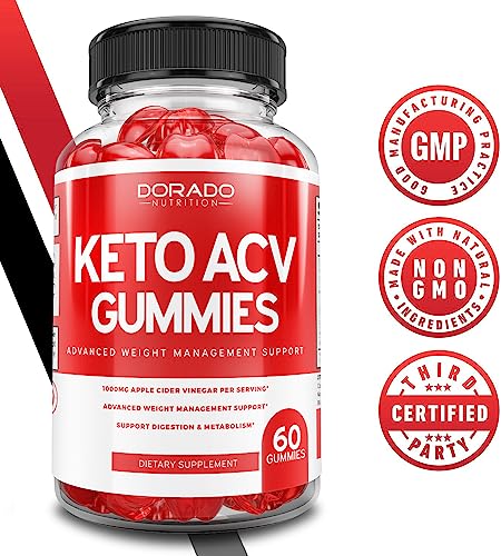 KETO ACV Gummies for Weight Management Support (1000mg Per Serving) DORADO NUTRITION