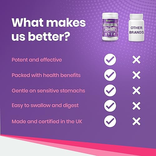 JeaKen - Unflavored Collagen Peptides Powder from Grass-Fed Bovine Sources - Sugar-Free Hydrolyzed Collagen JeaKen